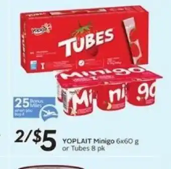 Safeway Yoplait Minigo offer