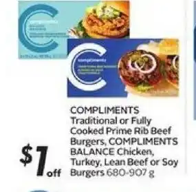 Safeway Compliments Traditional or Fully Cooked Prime Rib Beef offer