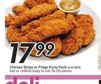 Safeway Chicken Strips or Flings Party Pack offer