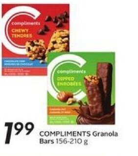 Safeway Compliments Granola Bars offer