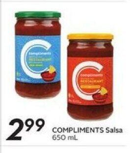 Safeway Compliments Salsa offer