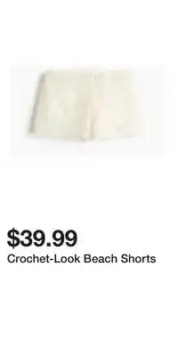 H&M Crochet-Look Beach Shorts offer