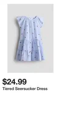 H&M Tiered Seersucker Dress offer