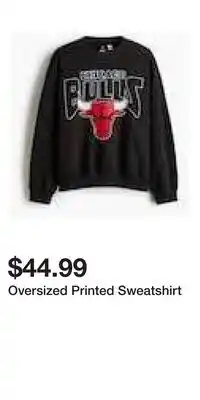 H&M Oversized Printed Sweatshirt offer