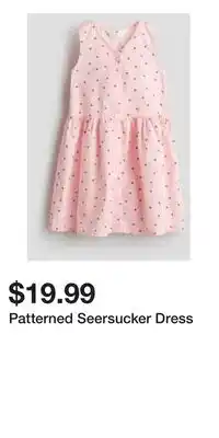 H&M Patterned Seersucker Dress offer