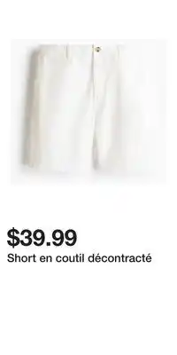 H&M Short en coutil décontracté offer