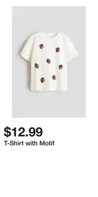 H&M T-Shirt with Motif offer