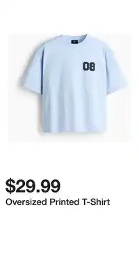 H&M Oversized Printed T-Shirt offer