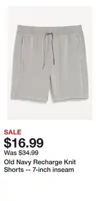 Old Navy Old Navy Recharge Knit Shorts -- 7-inch inseam offer