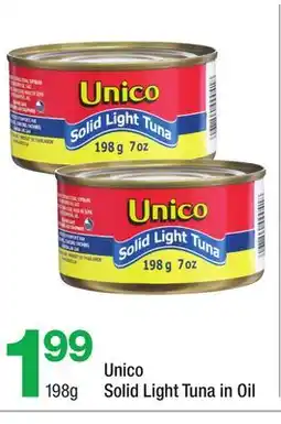 Highland Farms Unico Solid Light Tuna in Oil offer