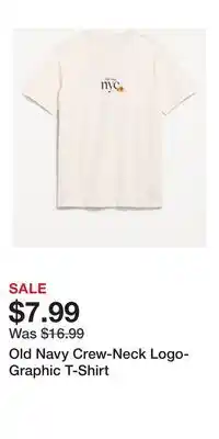 Old Navy Old Navy Crew-Neck Logo-Graphic T-Shirt offer
