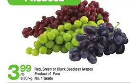 Highland Farms Red, Green or Black Seedless Grapes offer