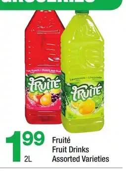 Highland Farms Fruité Fruit Drinks offer