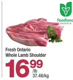 Highland Farms Fresh Ontario Whole Lamb Shoulder offer
