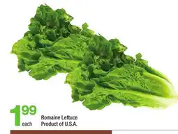 Highland Farms Romaine Lettuce offer