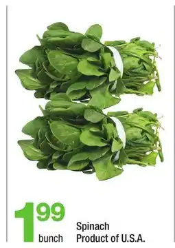 Highland Farms Spinach offer