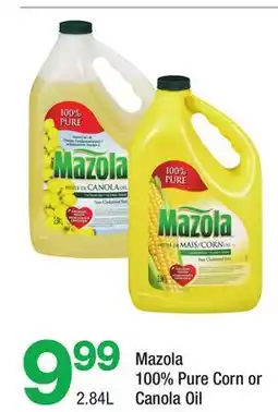Highland Farms Mazola 100% Pure Corn or Canola Oil offer