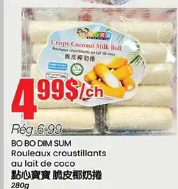 Btrust Supermarket BO BO DIM SUM Rouleaux croustillants au lait de coco offer