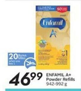 Safeway Enfamil A+ Powder Refills offer
