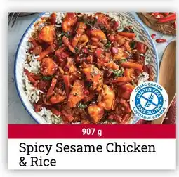 M & M Food Market Spicy Sesame Chicken & Rice offer
