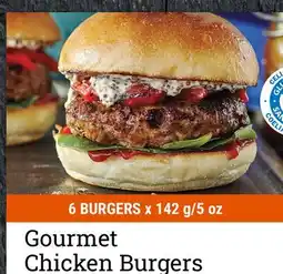 M & M Food Market Gourmet Chicken Burgers offer