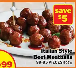 M & M Food Market Italian Style Beef Meatballs offer