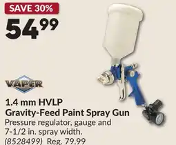 Princess Auto 1.4 mm HVLP Gravity-Feed Paint Spray Gun offer