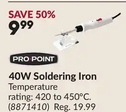 Princess Auto 40W Soldering Iron offer