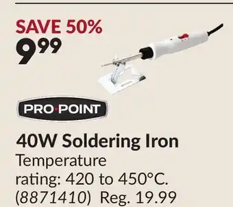 Princess Auto 40W Soldering Iron offer