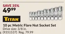Princess Auto 10 pc Metric Flare Nut Socket Set offer