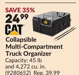 Princess Auto Multi-Compartment Truck Organizer offer