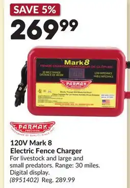 Princess Auto 120V Mark 8 Electric Fence Charger offer
