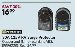 Princess Auto 30A 125V RV Surge Protector offer