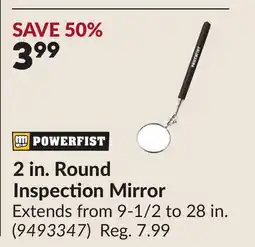 Princess Auto 2 in. Round Inspection Mirror offer