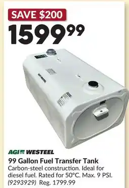 Princess Auto 99 Gallon Fuel Transfer Tank offer