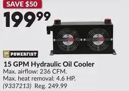 Princess Auto 15 GPM Hydraulic Oil Cooler offer