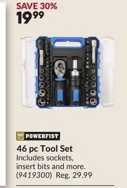 Princess Auto 46 pc Tool Set offer