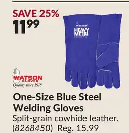 Princess Auto One-Size Blue Steel Welding Gloves offer