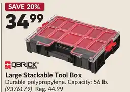 Princess Auto Large Stackable Tool Box offer