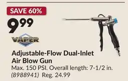 Princess Auto Adjustable-Flow Dual-Inlet Air Blow Gun offer