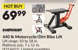 Princess Auto 440 lb Motorcycle/Dirt Bike Li offer