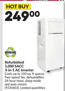 Princess Auto Refurbished 5,000 SACC 3-in-1 AC Inverter offer
