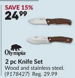 Princess Auto 2 pc Knife Set offer