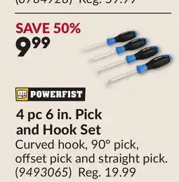 Princess Auto 4 pc 6 in. Pick and Hook Set offer