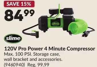 Princess Auto 120V Pro Power 4 Minute Compressor offer