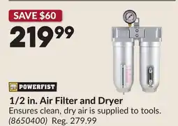 Princess Auto 1/2 in. Air Filter and Dryer offer