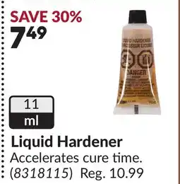 Princess Auto Liquid Hardener offer