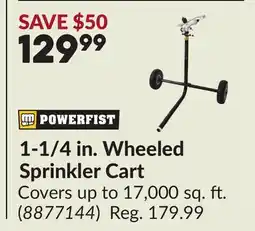 Princess Auto 1-1/4 in. Wheeled Sprinkler Cart offer