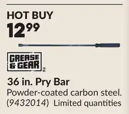 Princess Auto 36 in. Pry Bar offer