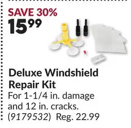 Princess Auto Deluxe Windshield Repair Kit offer